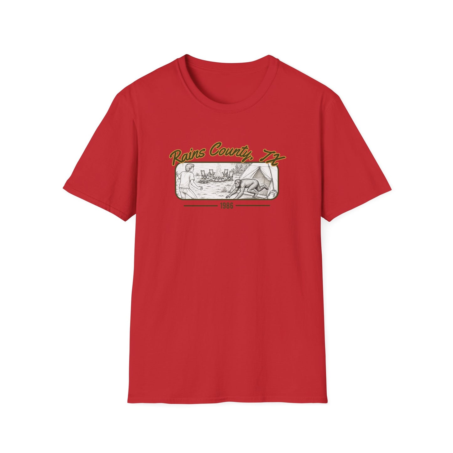 Texas Bigfoot T-shirt - County Legend Series - Based on Real Experiences