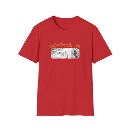 Tyler County, TX 1973 Retro Scenic T-Shirt