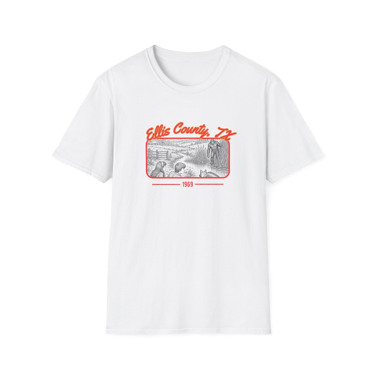 Ellis County, Texas Bigfoot T-Shirt | 1969 Sasquatch Sighting Tee