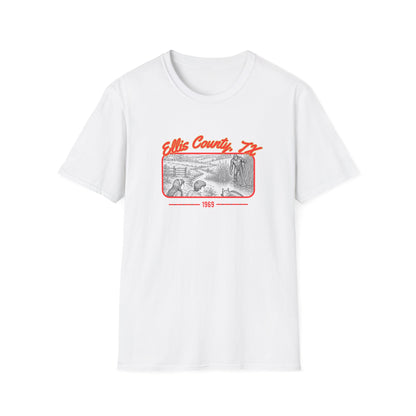 Ellis County, Texas Bigfoot T-Shirt | 1969 Sasquatch Sighting Tee