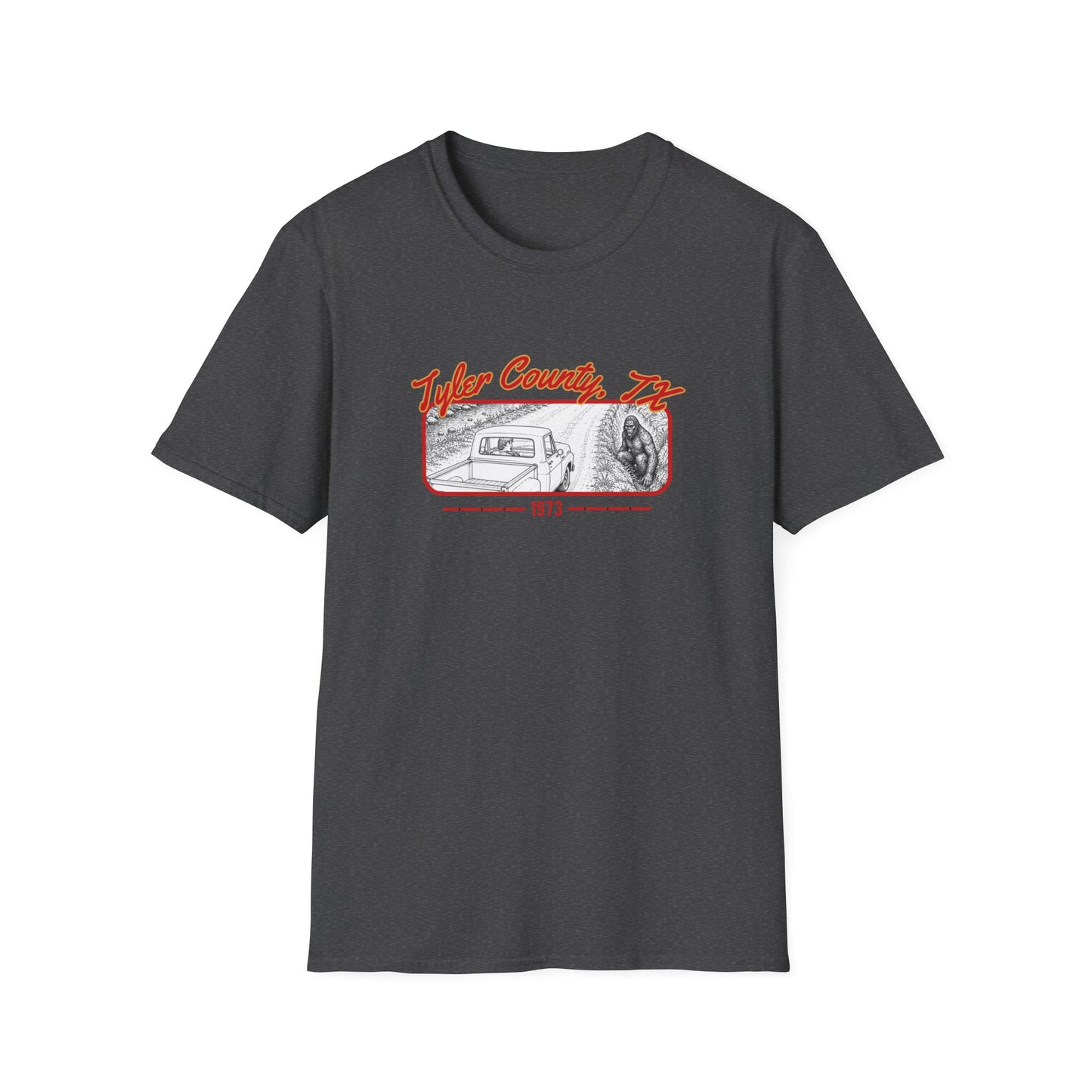 Tyler County, TX 1973 Retro Scenic T-Shirt