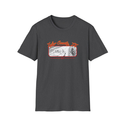 Tyler County, TX 1973 Retro Scenic T-Shirt