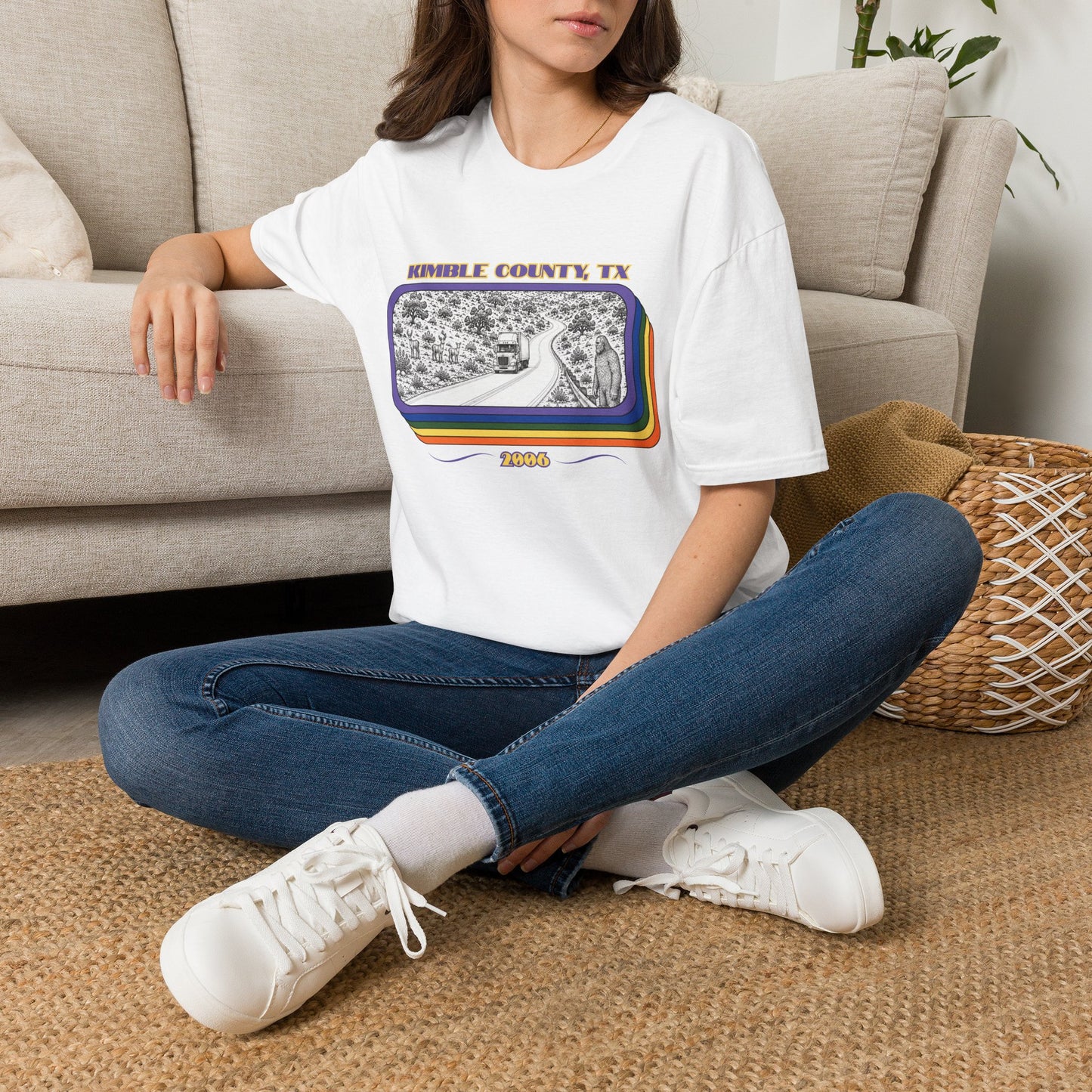 New Year's Bigfoot Sighting Tee - Kimble County, TX Shirt