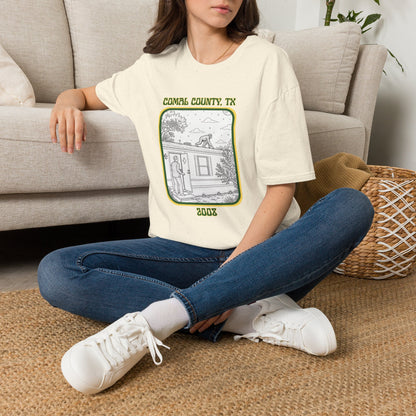Footsteps on the Roof Tee | New Braunfels Bigfoot Sighting Shirt