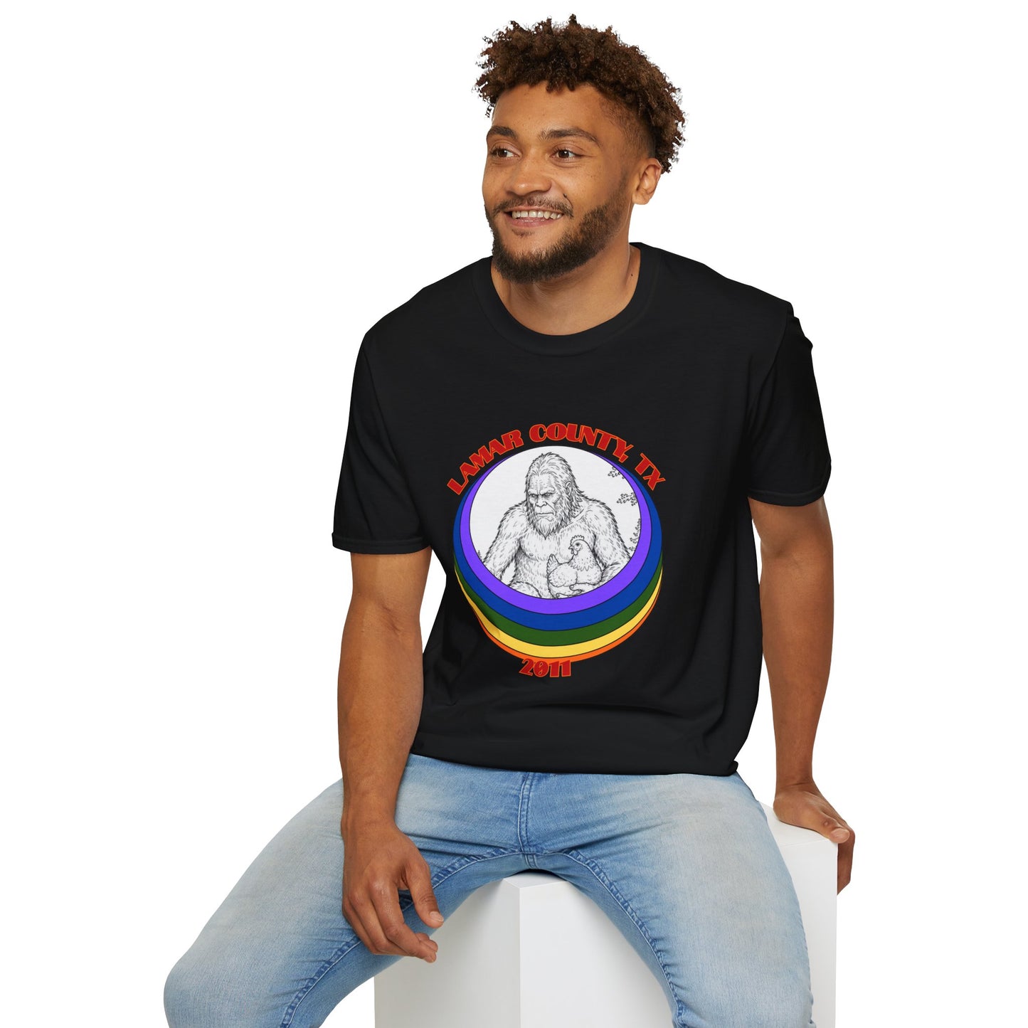 Fence Jumper Bigfoot T-Shirt - Famous Sasquatch Video Tee