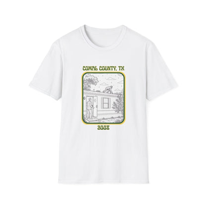 Footsteps on the Roof Tee | New Braunfels Bigfoot Sighting Shirt