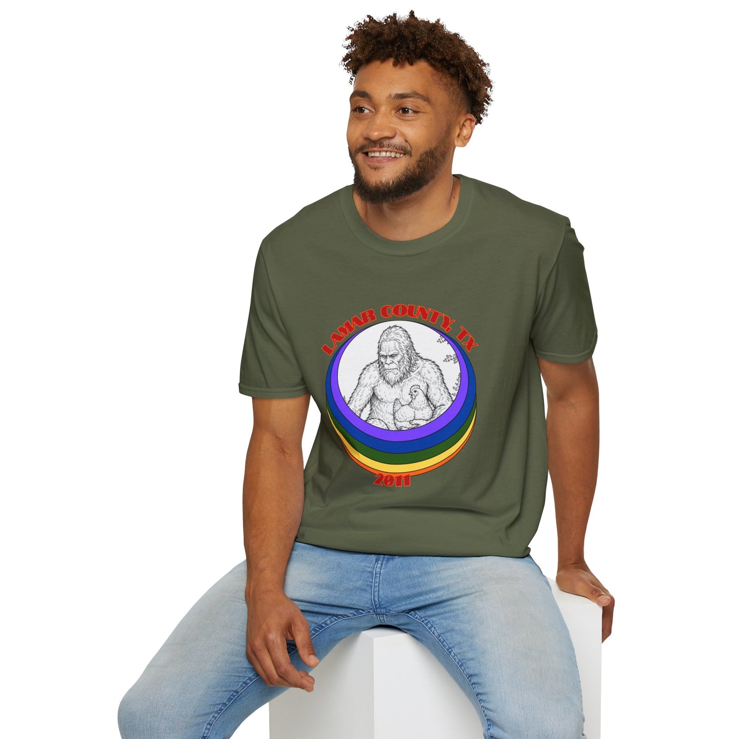 Fence Jumper Bigfoot T-Shirt - Famous Sasquatch Video Tee