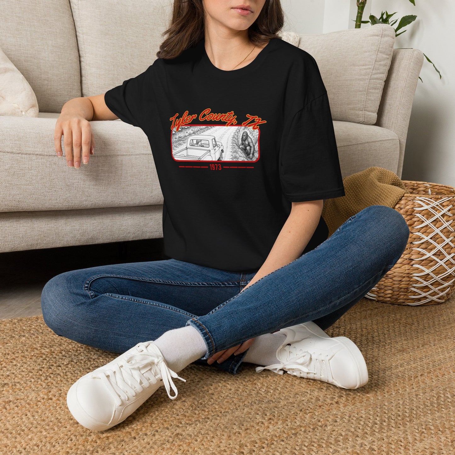 Tyler County, TX 1973 Retro Scenic T-Shirt