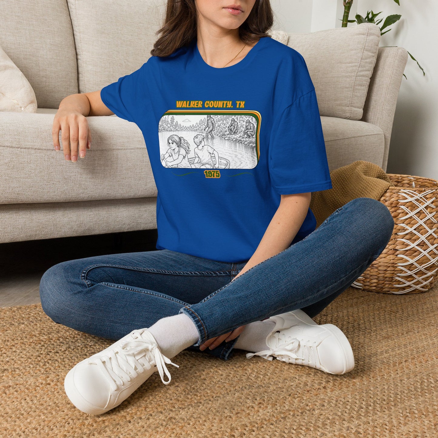 Eyes wide with fear Tee | Huntsville State Park Bigfoot Shirt