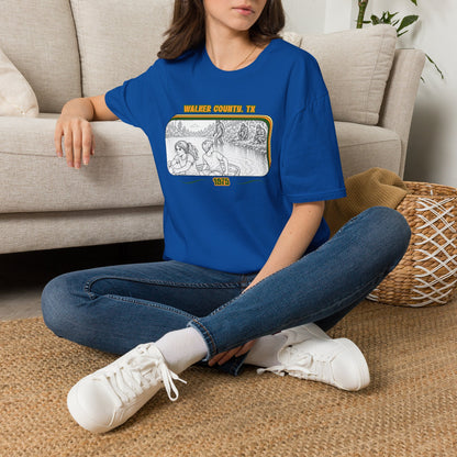 Eyes wide with fear Tee | Huntsville State Park Bigfoot Shirt