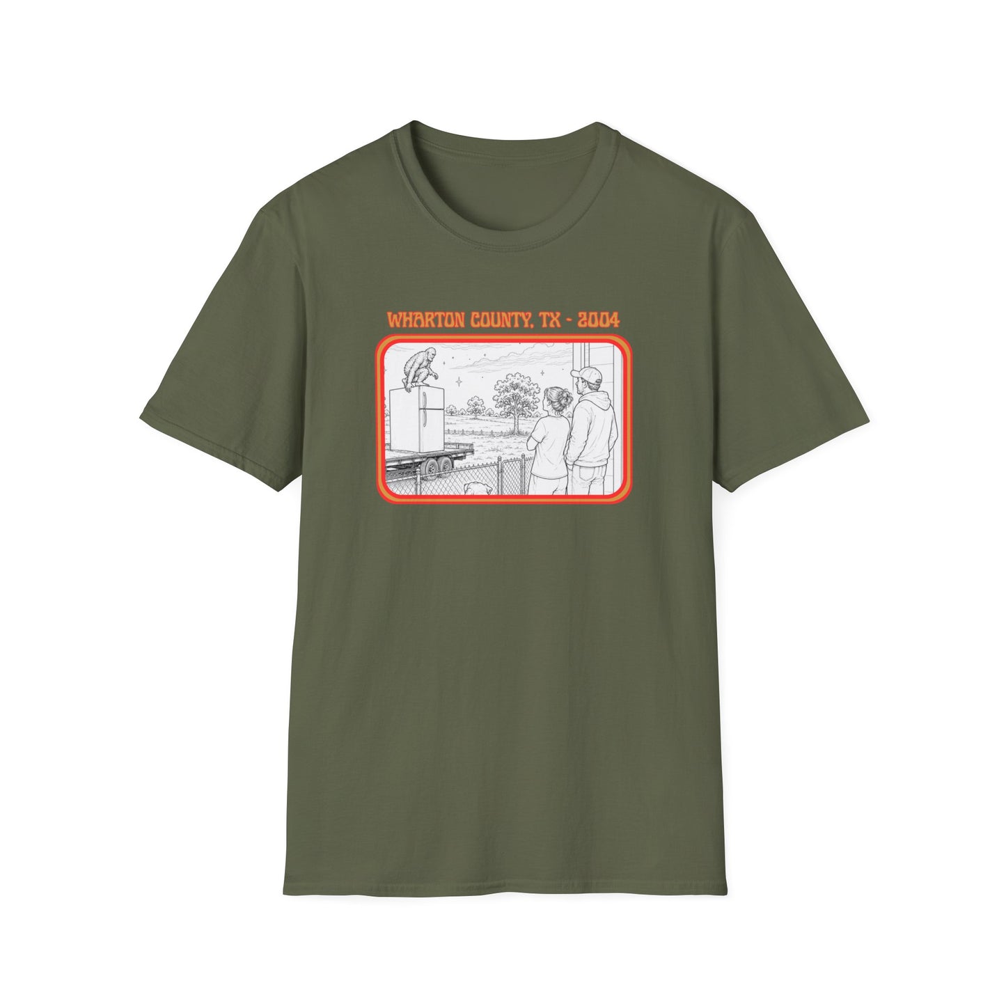The Fridge Jumper Tee | Wharton County Bigfoot Sighting Shirt