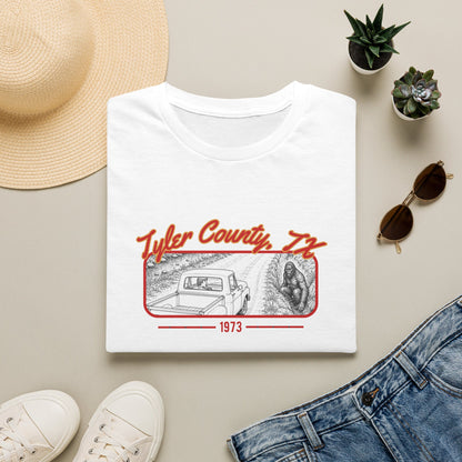 Tyler County, TX 1973 Retro Scenic T-Shirt