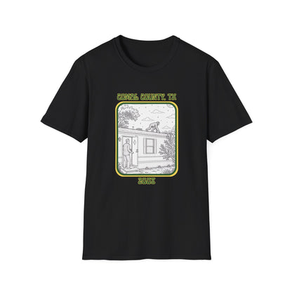 Footsteps on the Roof Tee | New Braunfels Bigfoot Sighting Shirt