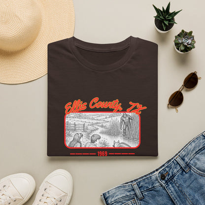 Ellis County, Texas Bigfoot T-Shirt | 1969 Sasquatch Sighting Tee