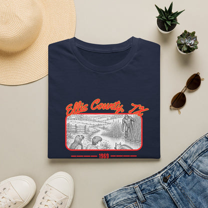 Ellis County, Texas Bigfoot T-Shirt | 1969 Sasquatch Sighting Tee