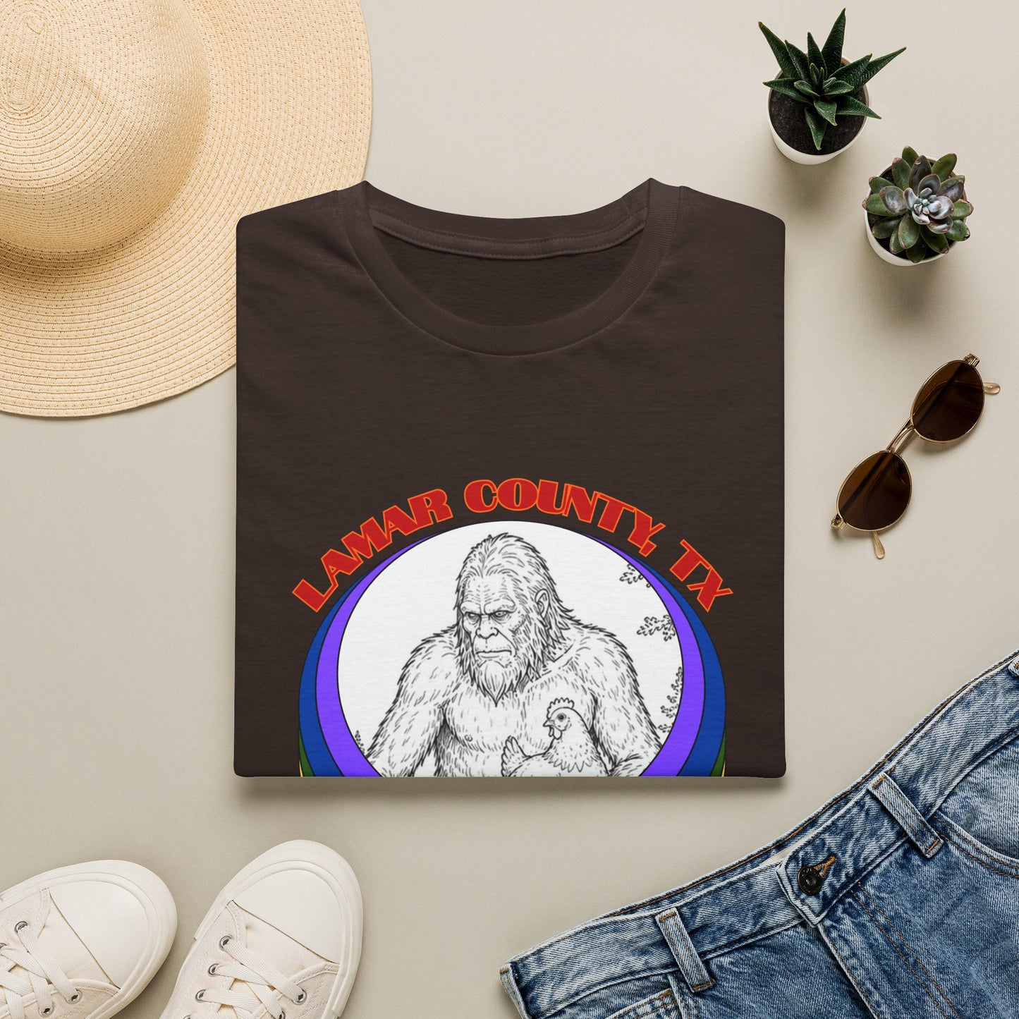Fence Jumper Bigfoot T-Shirt - Famous Sasquatch Video Tee