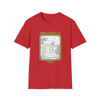 Footsteps on the Roof Tee | New Braunfels Bigfoot Sighting Shirt