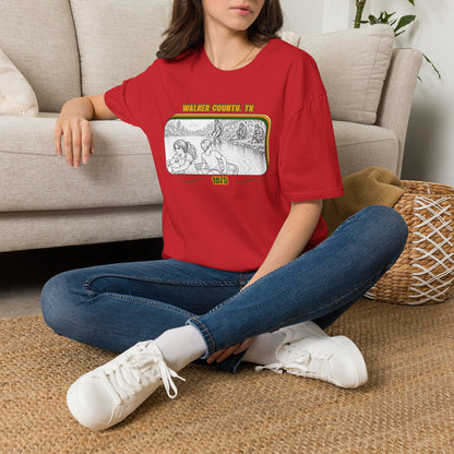 Eyes wide with fear Tee | Huntsville State Park Bigfoot Shirt