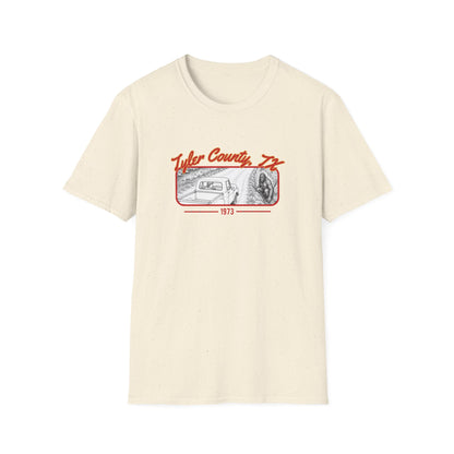 Tyler County, TX 1973 Retro Scenic T-Shirt