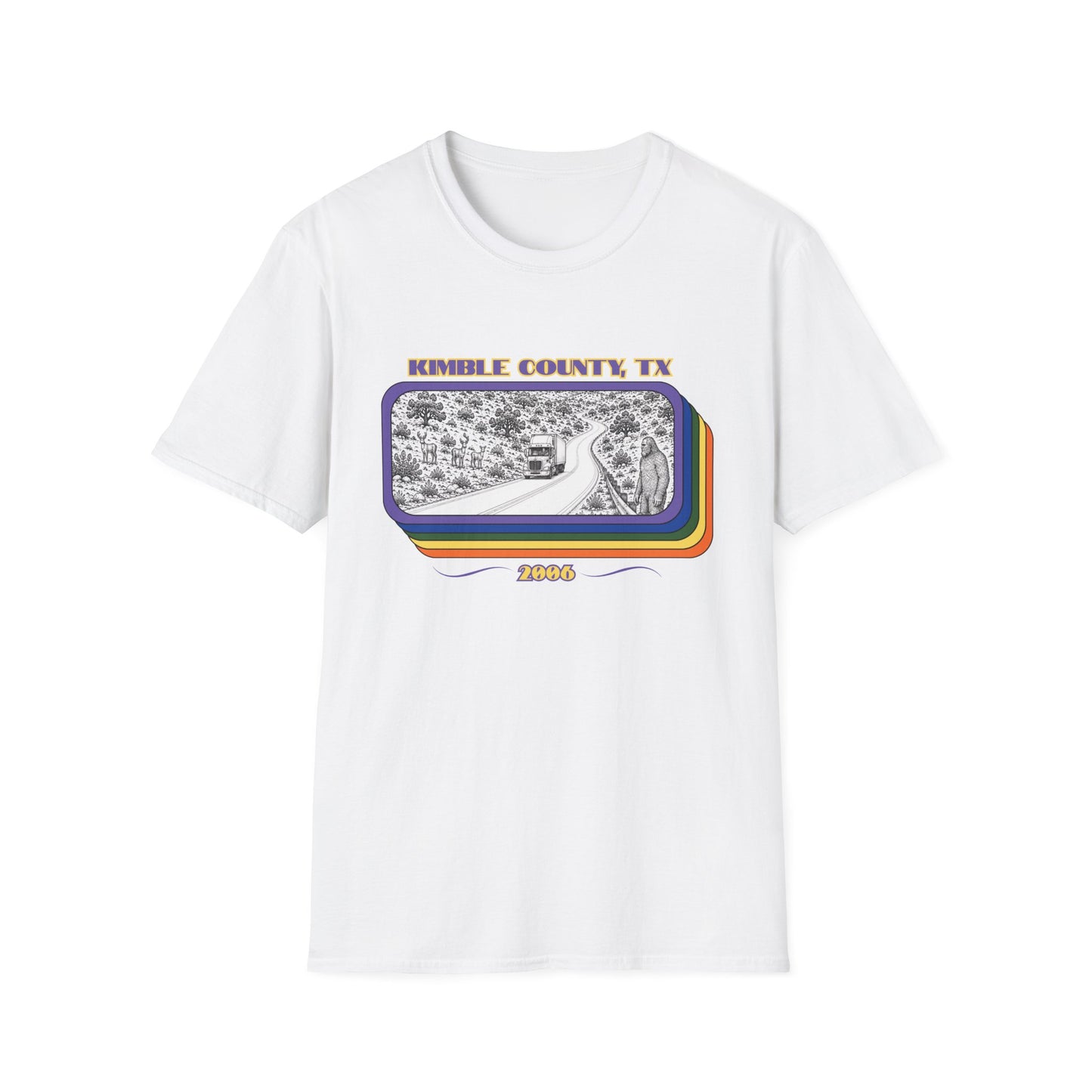 New Year's Bigfoot Sighting Tee - Kimble County, TX Shirt