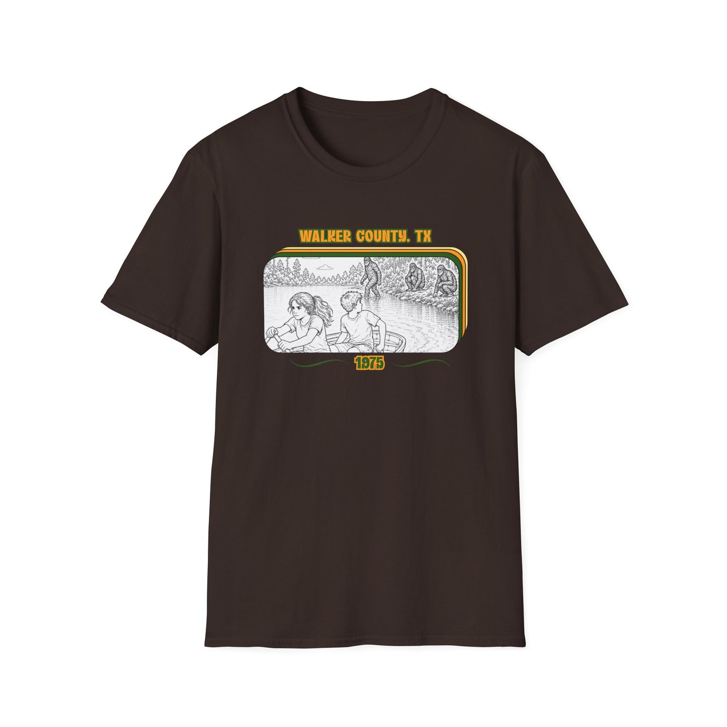 Eyes wide with fear Tee | Huntsville State Park Bigfoot Shirt