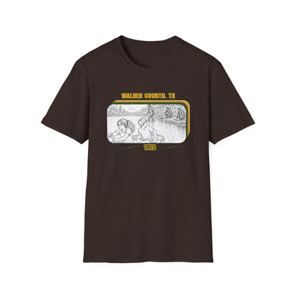 Eyes wide with fear Tee | Huntsville State Park Bigfoot Shirt