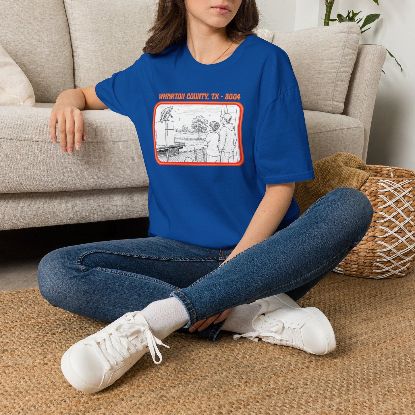 The Fridge Jumper Tee | Wharton County Bigfoot Sighting Shirt