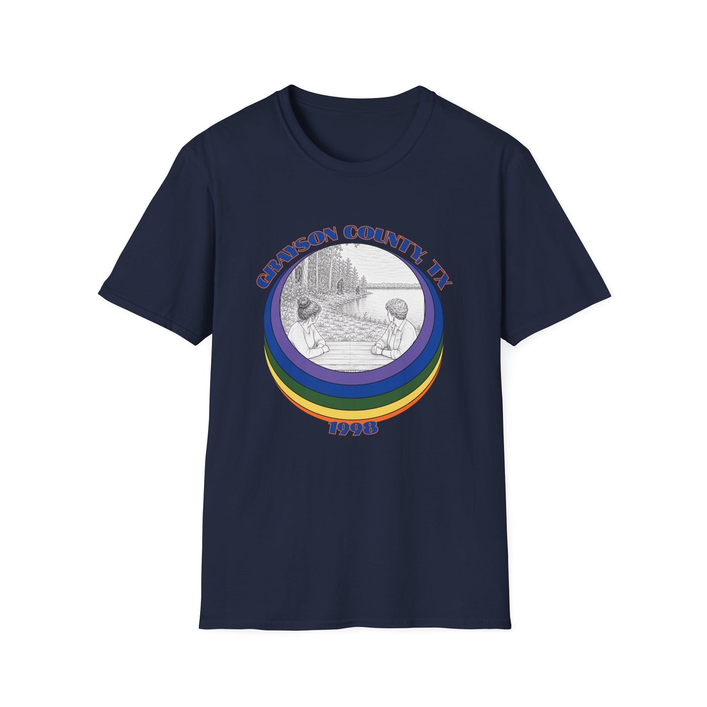 Three Creatures Tee - Grayson County, TX Bigfoot Sighting Shirt