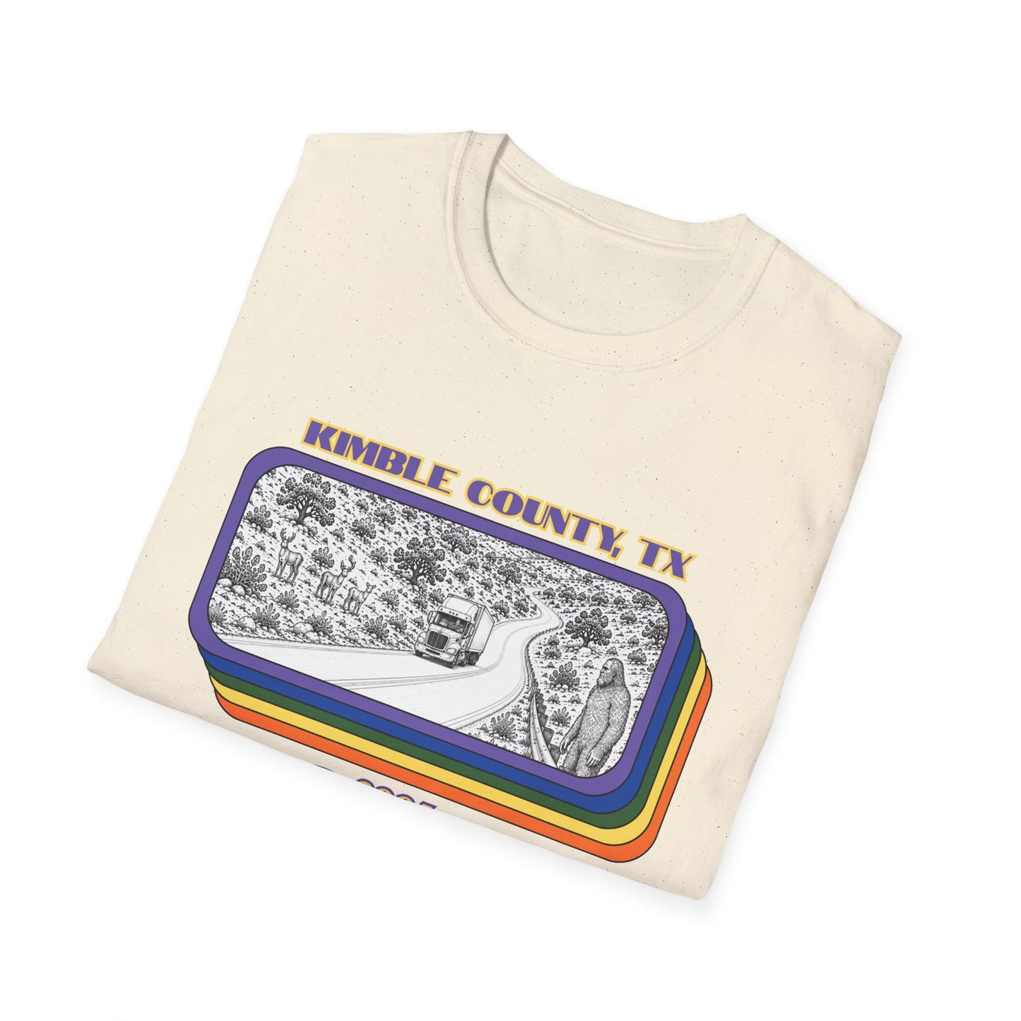 New Year's Bigfoot Sighting Tee - Kimble County, TX Shirt