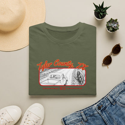 Tyler County, TX 1973 Retro Scenic T-Shirt