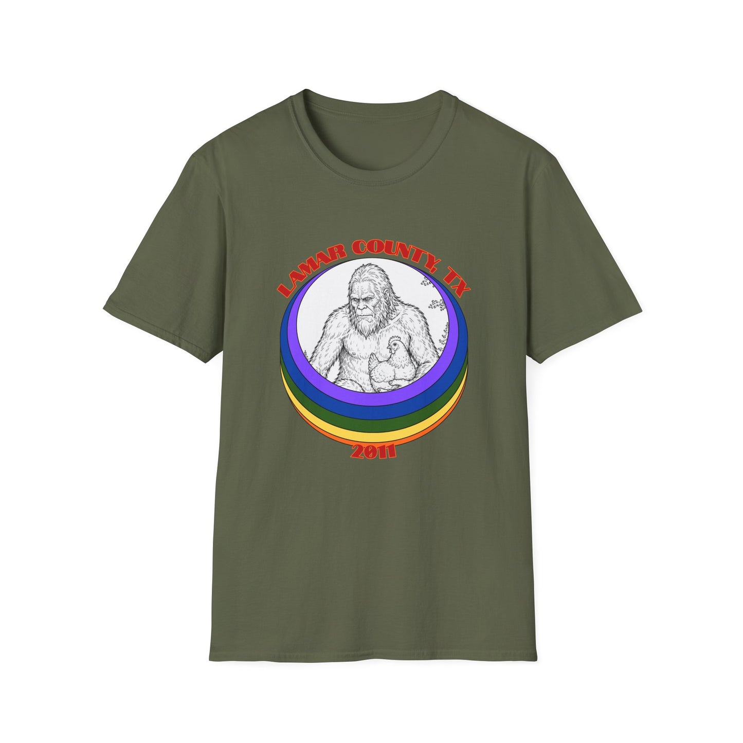 Fence Jumper Bigfoot T-Shirt - Famous Sasquatch Video Tee