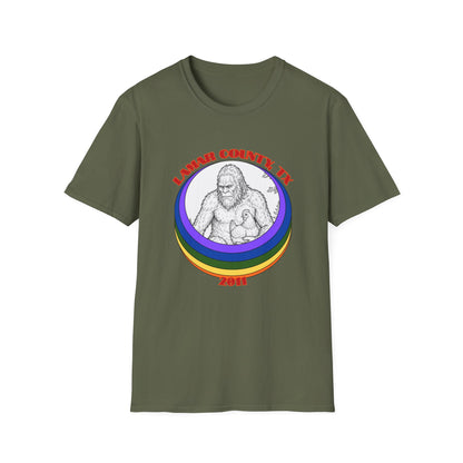 Fence Jumper Bigfoot T-Shirt - Famous Sasquatch Video Tee