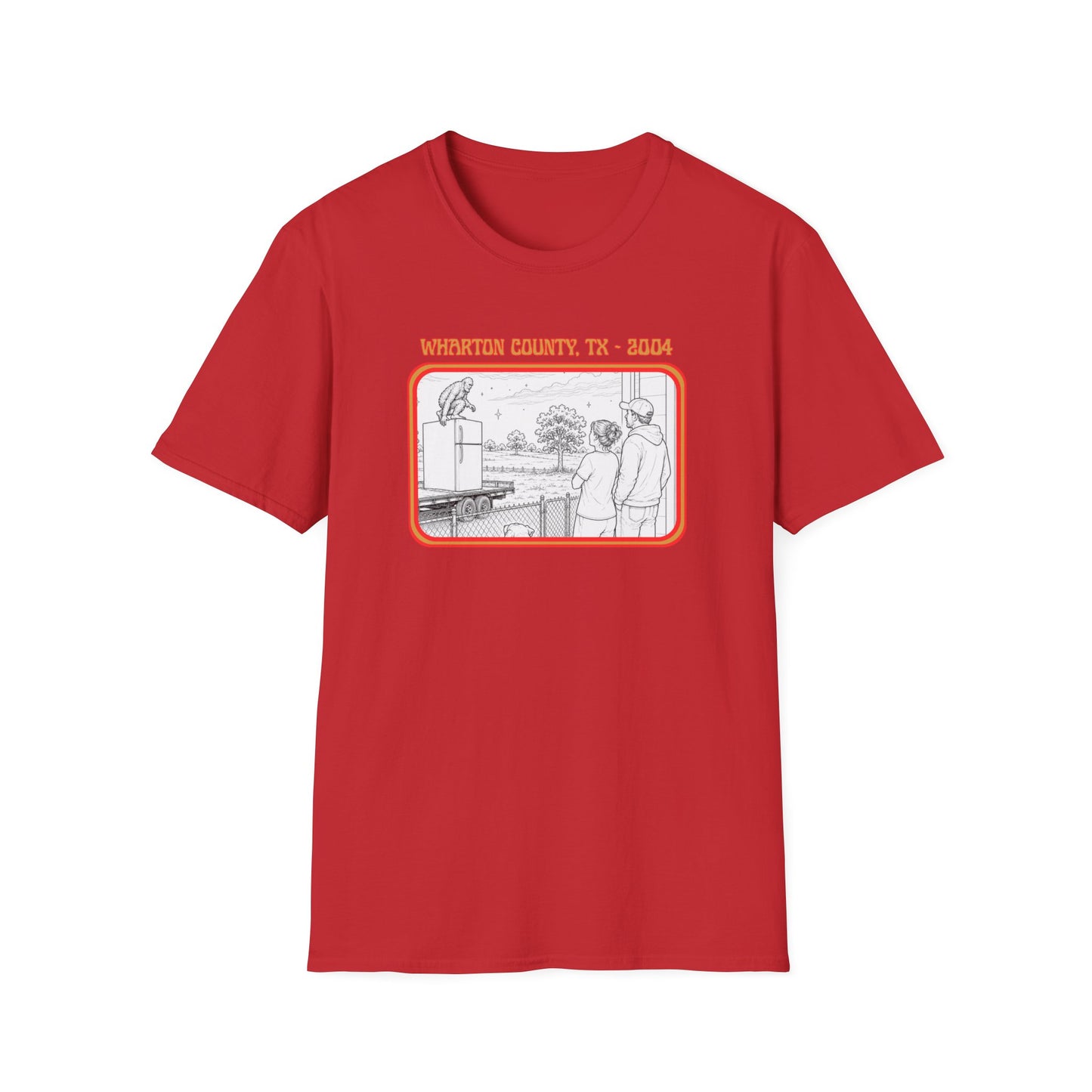 The Fridge Jumper Tee | Wharton County Bigfoot Sighting Shirt
