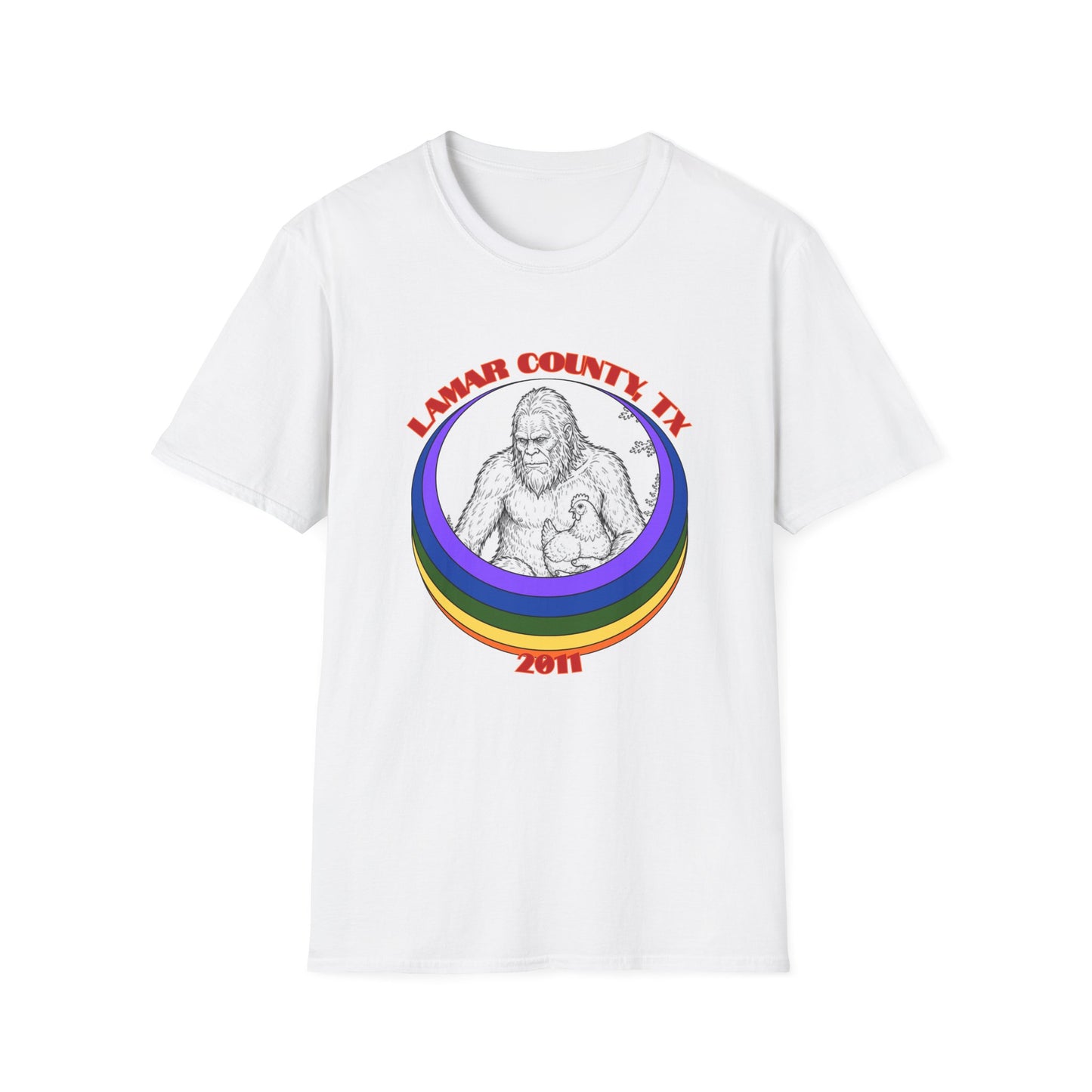 Fence Jumper Bigfoot T-Shirt - Famous Sasquatch Video Tee