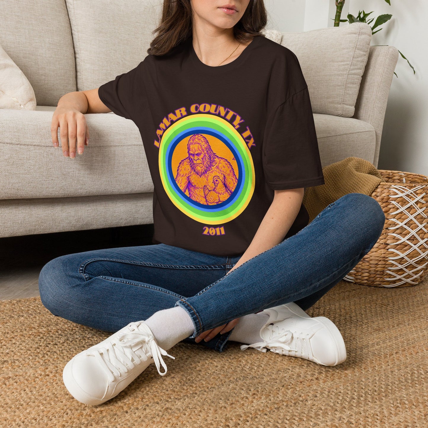 2nd Edition Fence Jumper Bigfoot T-Shirt - Famous Sasquatch Video Tee