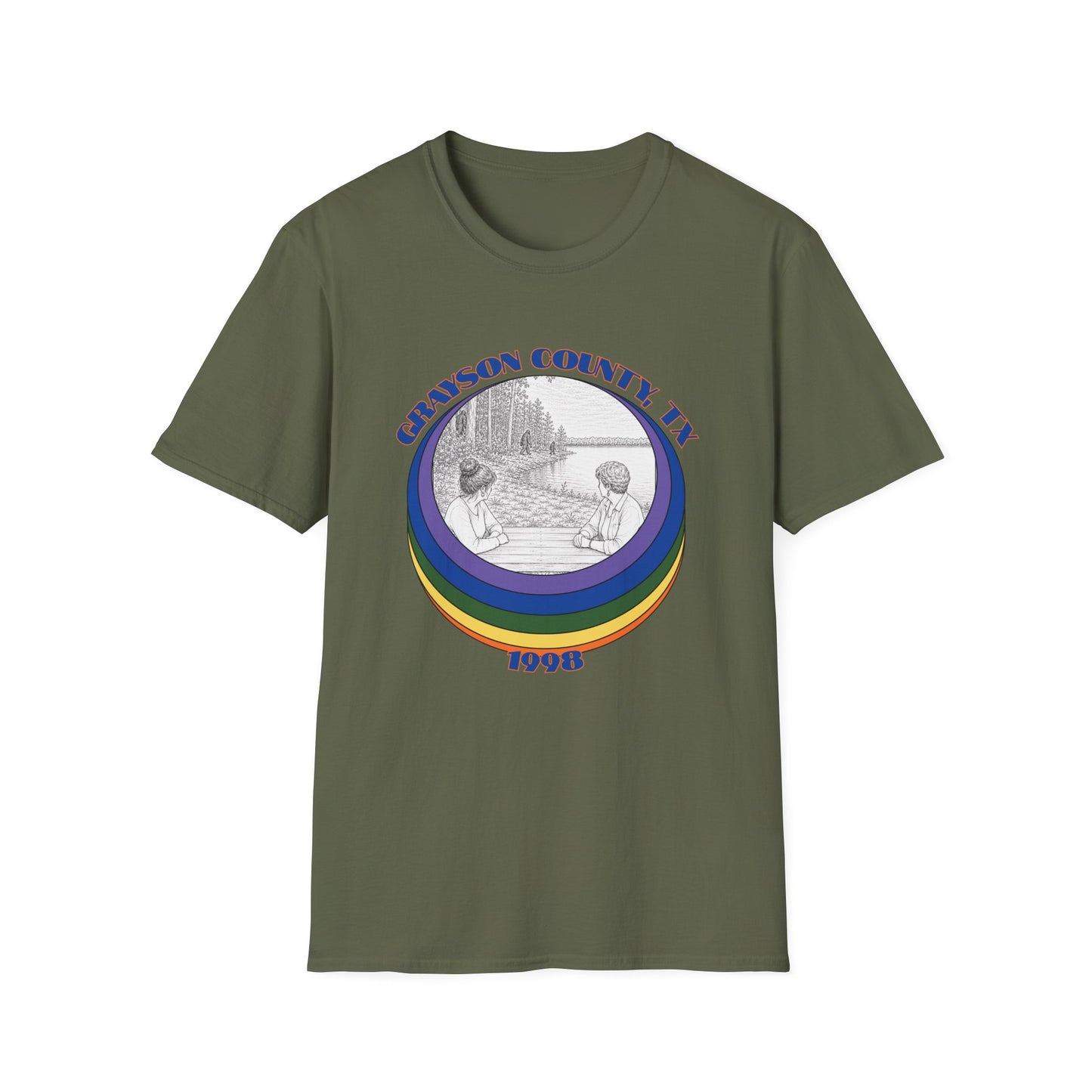 Three Creatures Tee - Grayson County, TX Bigfoot Sighting Shirt