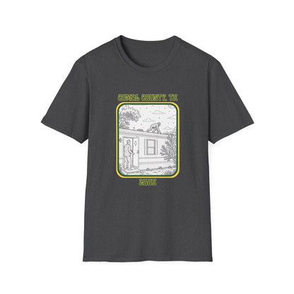 Footsteps on the Roof Tee | New Braunfels Bigfoot Sighting Shirt