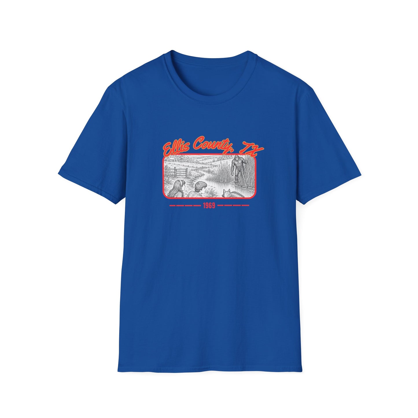 Ellis County, Texas Bigfoot T-Shirt | 1969 Sasquatch Sighting Tee