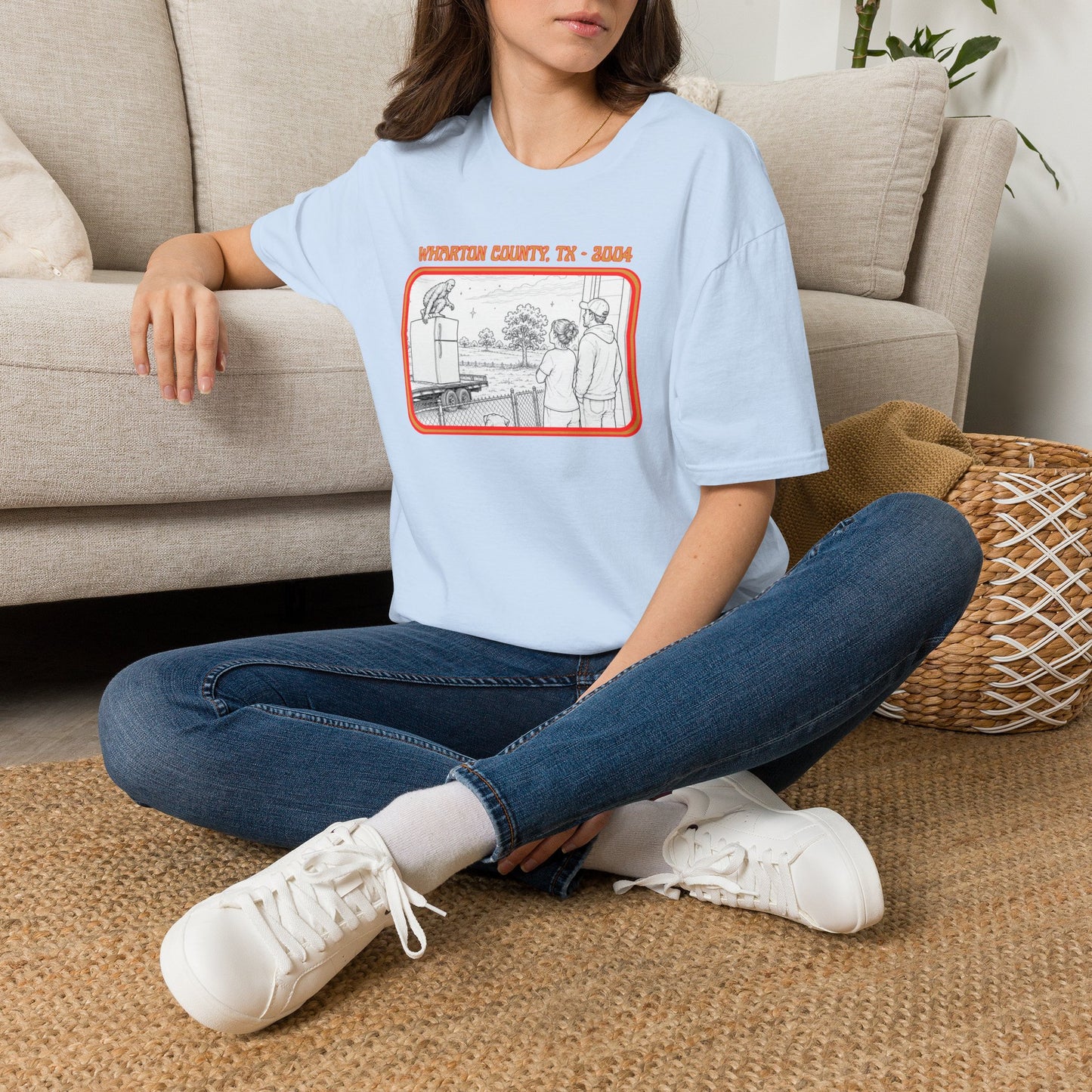 The Fridge Jumper Tee | Wharton County Bigfoot Sighting Shirt