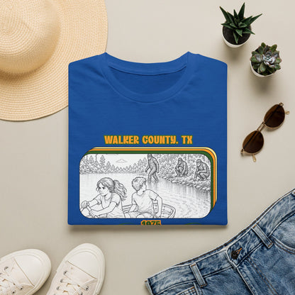 Eyes wide with fear Tee | Huntsville State Park Bigfoot Shirt