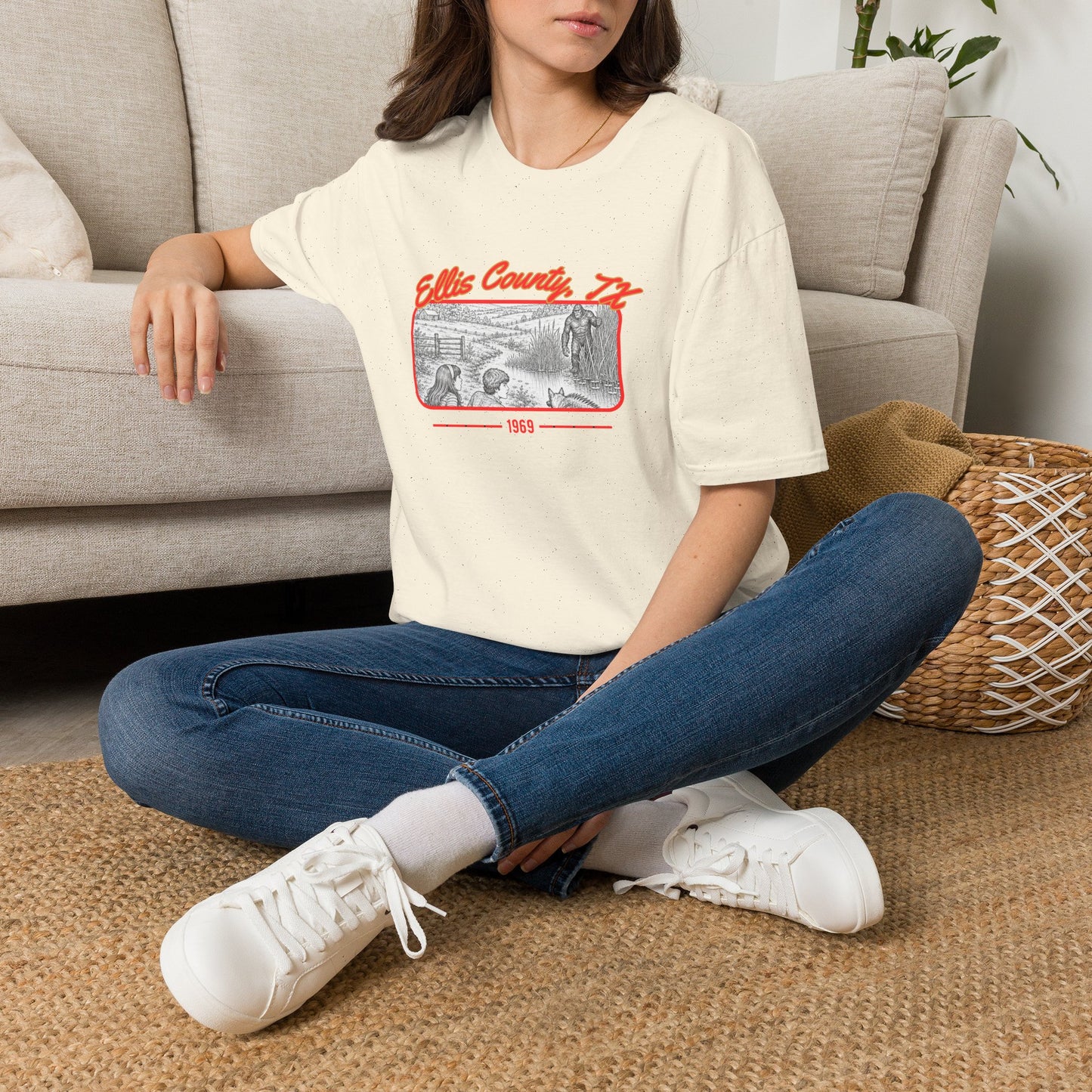 Ellis County, Texas Bigfoot T-Shirt | 1969 Sasquatch Sighting Tee