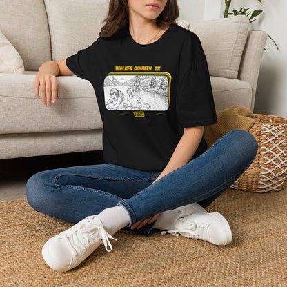 Eyes wide with fear Tee | Huntsville State Park Bigfoot Shirt