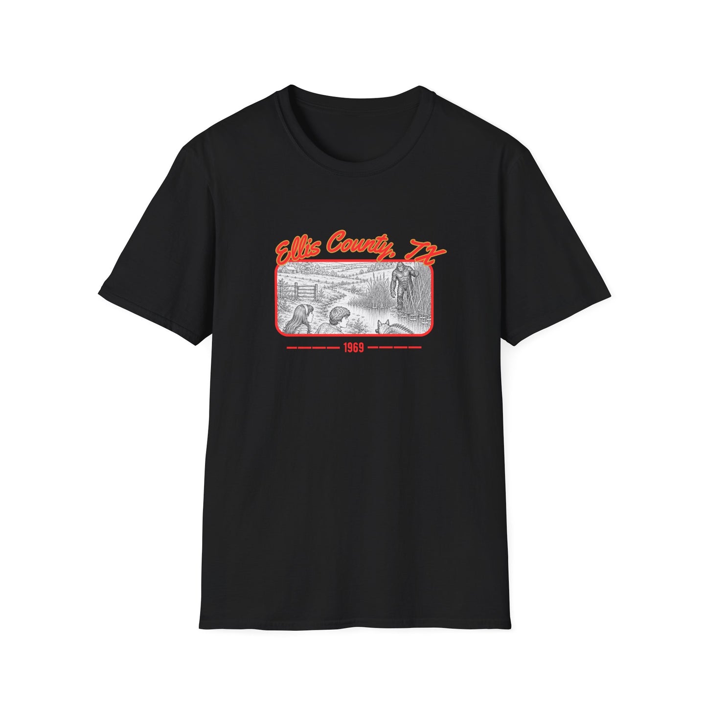 Ellis County, Texas Bigfoot T-Shirt | 1969 Sasquatch Sighting Tee