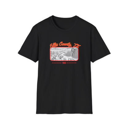 Ellis County, Texas Bigfoot T-Shirt | 1969 Sasquatch Sighting Tee