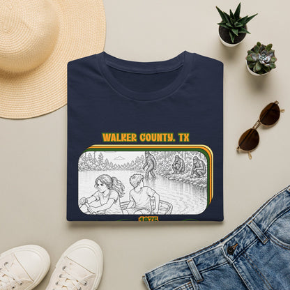 Eyes wide with fear Tee | Huntsville State Park Bigfoot Shirt