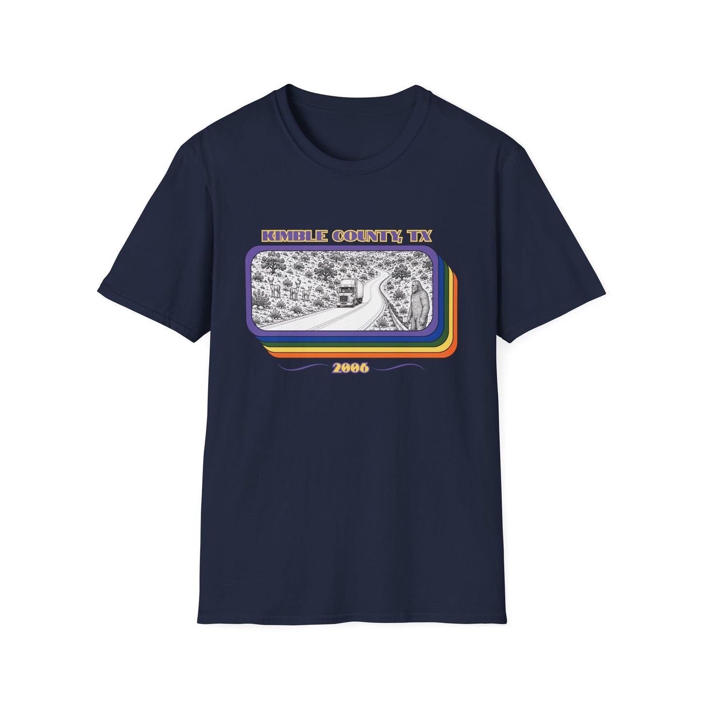New Year's Bigfoot Sighting Tee - Kimble County, TX Shirt