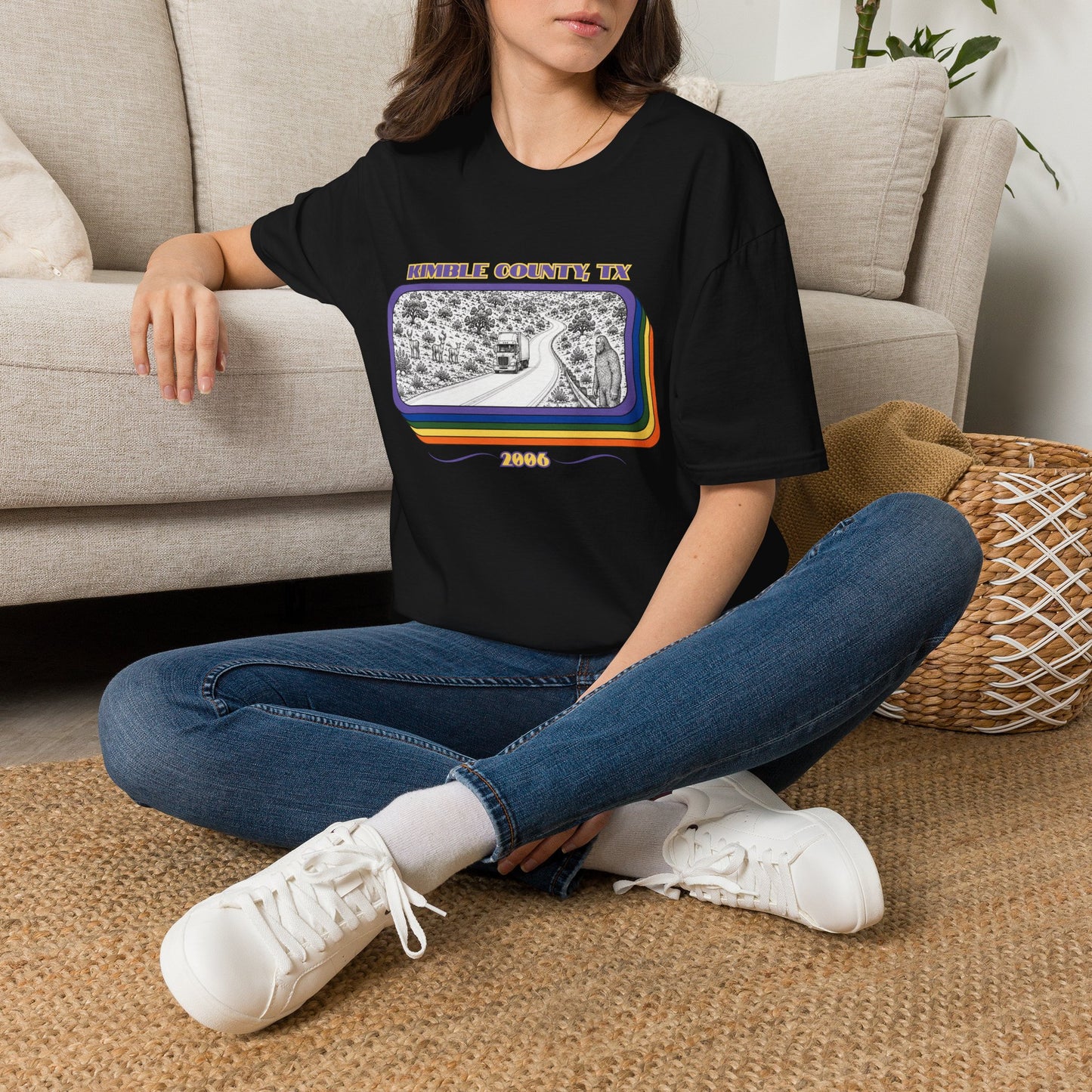 New Year's Bigfoot Sighting Tee - Kimble County, TX Shirt