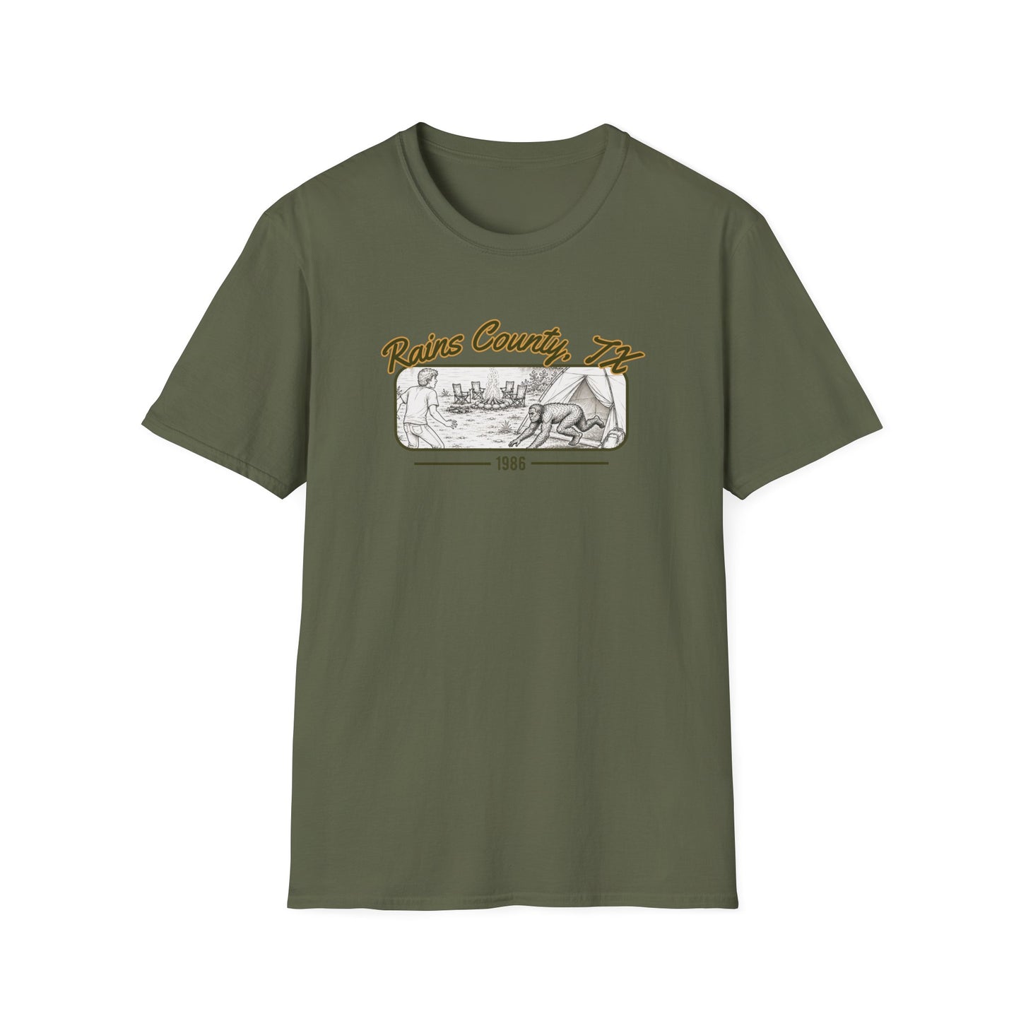 Texas Bigfoot T-shirt - County Legend Series -  Based on Real Experiences