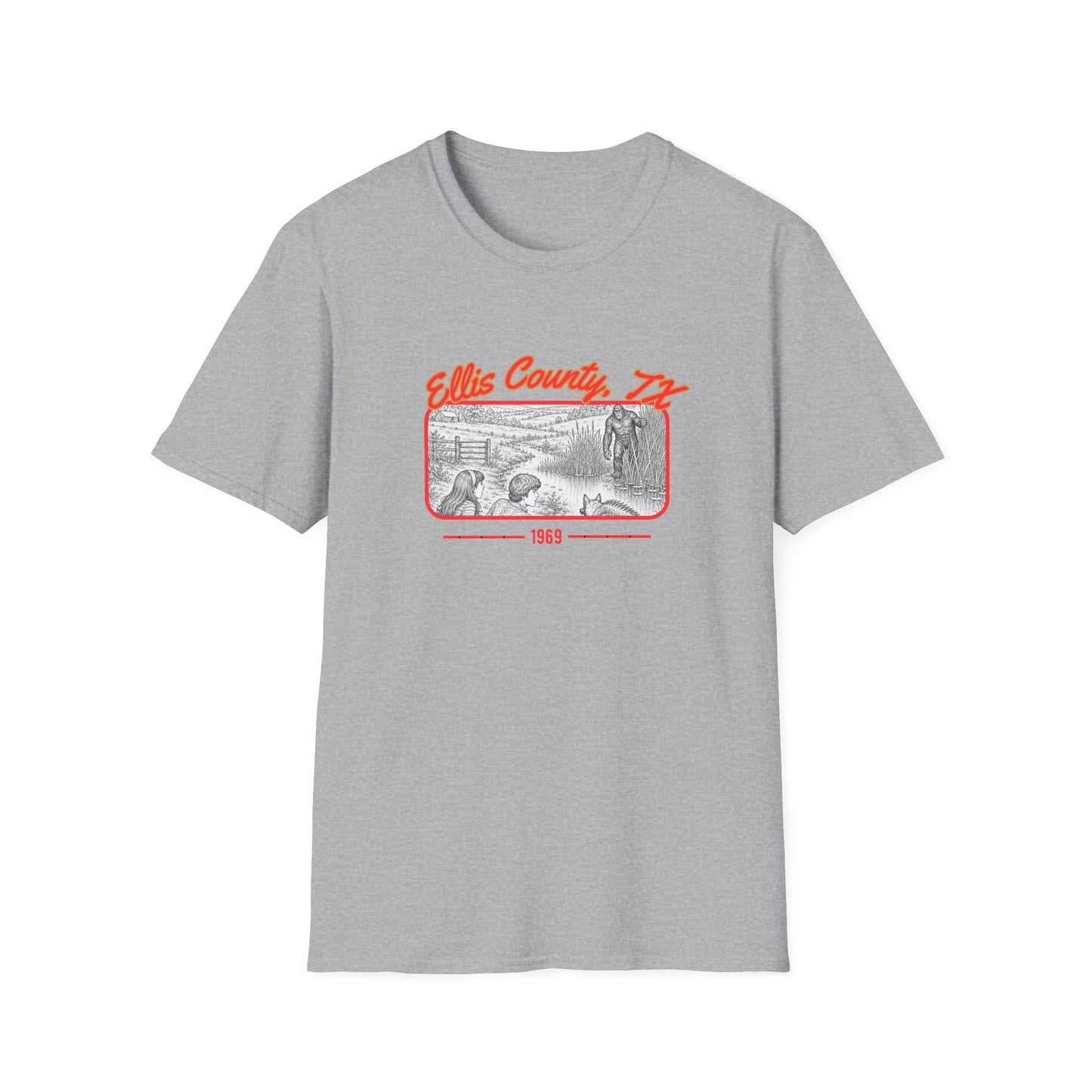 Ellis County, Texas Bigfoot T-Shirt | 1969 Sasquatch Sighting Tee