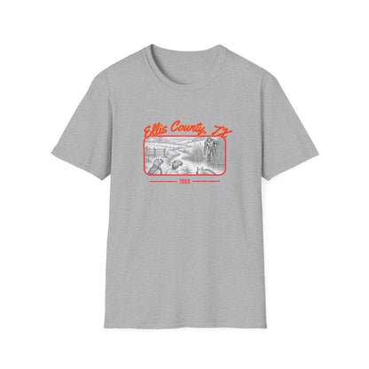 Ellis County, Texas Bigfoot T-Shirt | 1969 Sasquatch Sighting Tee